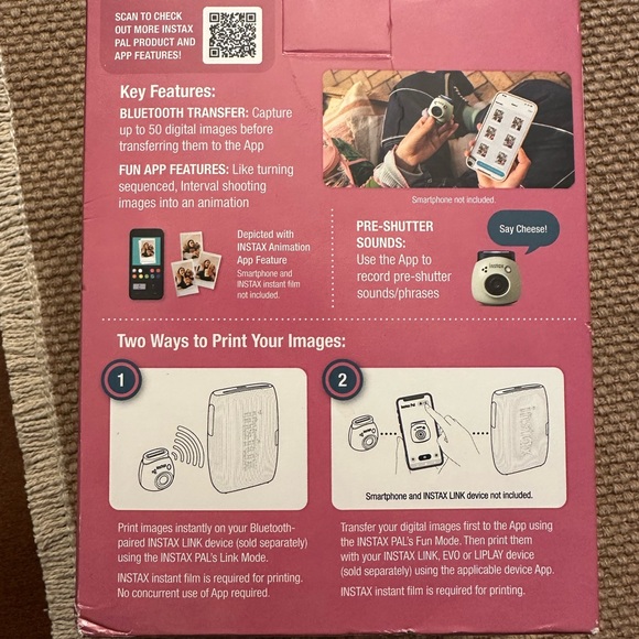 Fujifilm Instax PAL Digital Camera in Pistachio Green - Picture 2 of 4